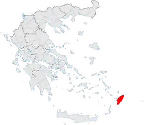 Poziția localității Rodos