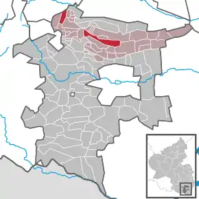 Poziția localității Rhodt unter Rietburg