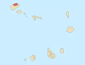 Poziția localității Ribeira Grande