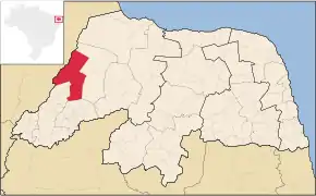 Poziția localității Apodi