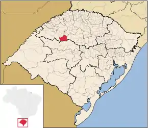 Poziția localității Jóia