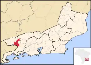 Poziția localității Barra Mansa