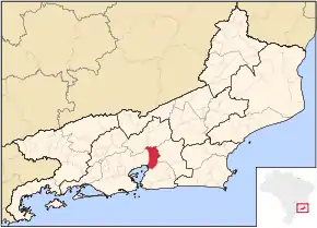 Poziția localității Guapimirim