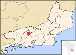 Poziția localității Pati do Alferes