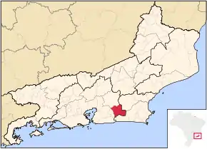 Poziția localității Rio Bonito