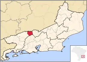 Poziția localității Rio das Flores