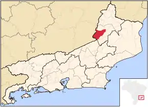 Poziția localității Santo Antônio de Pádua