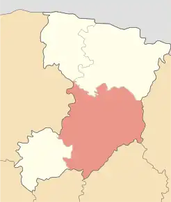 Poziția localității Raionul Rivne, Rivne