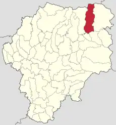 Localizare în cadrul județului