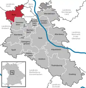 Poziția localității Rohr