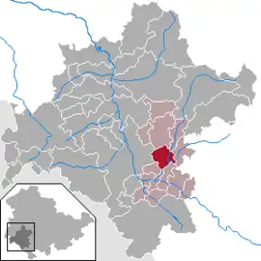 Poziția localității Rohr