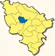 Poziția  Rohrenfels pe harta districtului Neuburg-Schrobenhausen