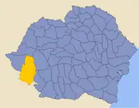 Caraș-Severin în România