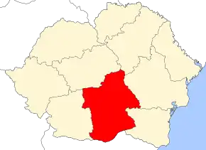 Poziția localității Bucegi