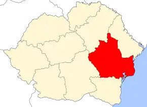 Poziția localității Dunărea de Jos