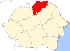 Poziția localității Suceava