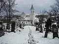 Cimitirul vechi și biserica Adormirea Maicii Domnului