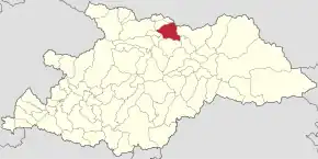 Poziția localității Rona de Sus