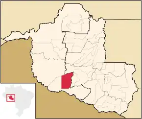 Poziția localității São Francisco do Guaporé