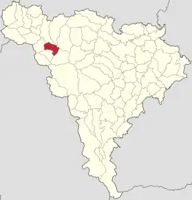 Localizare în cadrul județului