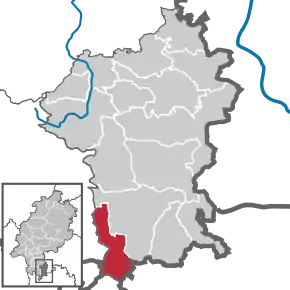 Poziția localității Rothenberg