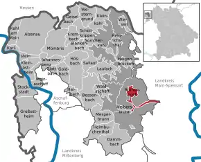 Poziția localității Rothenbuch