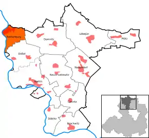 Poziția localității Rothenburg