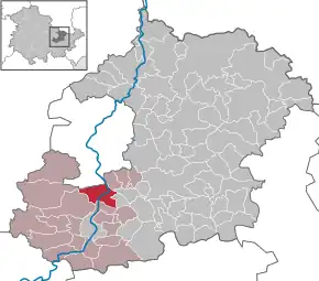 Poziția localității Rothenstein