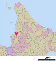 Poziția localității Rumoi