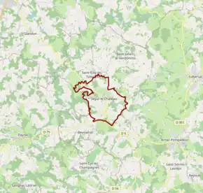 Poziția localității Ségur-le-Château