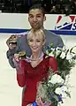 Savchenko și Szolkowy la concursul 2008 Skate America