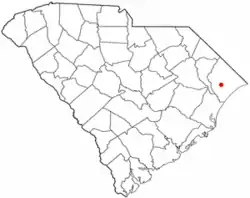 Location of Conway inSouth Carolina