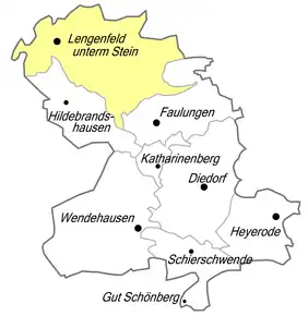 Poziția localității Lengenfeld unterm Stein