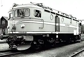 SJ Rb 1002 la depoul Hagalund din Comuna Solna, Stockholm, 23 iunie 1964