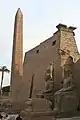 Obelisc şi primul pilon, Luxor Temple, Egipt