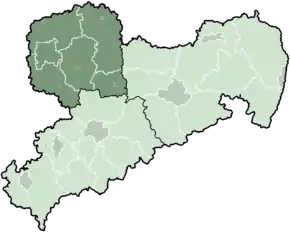 Poziția localității Leipzig