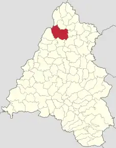 Poziția în cadrul județului