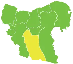 Poziția localității Districtul As-Safira