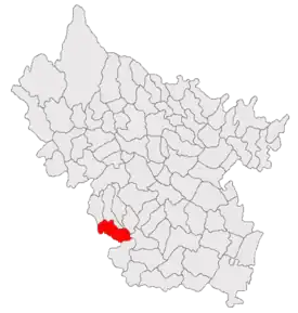 Poziția localității Săhăteni