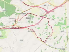 Poziția localității Saint-André-d'Hébertot