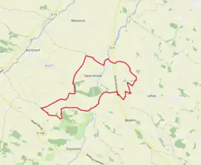 Poziția localității Saint-André