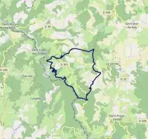 Poziția localității Saint-Bérain