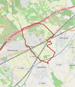 Poziția localității Saint-Brès