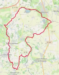 Poziția localității Saint-Colomban