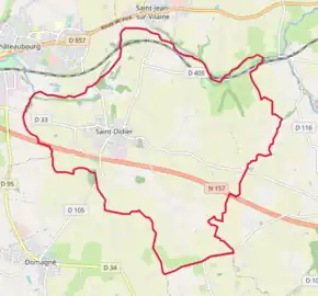 Poziția localității Saint-Didier