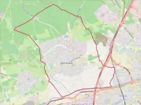 Poziția localității Saint-Estève