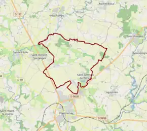 Poziția localității Saint-Germain-de-Prinçay