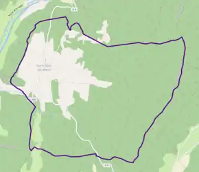 Poziția localității Saint-Jean-de-Bœuf