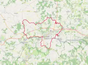 Poziția localității Saint-Junien