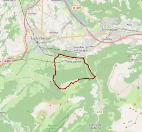 Poziția localității Saint-Laurent